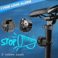 thumbnail image 5 of USB Rechargeable Bike Alarm with Remote, 110DB Loud Wireless Anti Theft Vibration Motion Sensor Vehi, 5 of 5