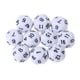 thumbnail image 2 of 10 dados acrílicos opacos D16 de 16 caras y 14 mm para juegos de rol. Blanco, 2 of 7