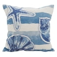thumbnail image 1 of Fennco Styles Watercolor Sea Down Filled Throw Pillow (18"x18" Throw Pillow), 1 of 1