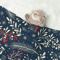 thumbnail image 2 of Junzan Waterproof Pet Blanket Dog Blankets,Leaves Snowflakes Pattern Printing Super Soft Warm,Urine Proof Washable Outdoor Pet Blanket For Puppy Large Dogs & Cats, 2 of 8