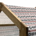 thumbnail image 5 of Nordic Pet House, Scandinavian Style Norwegian Ornamental Winter Motif Silhouettes Traditional, Outdoor & Indoor Portable Dog Kennel with Pillow and Cover, 5 Sizes, Ruby Black White, by Ambesonne, 5 of 5