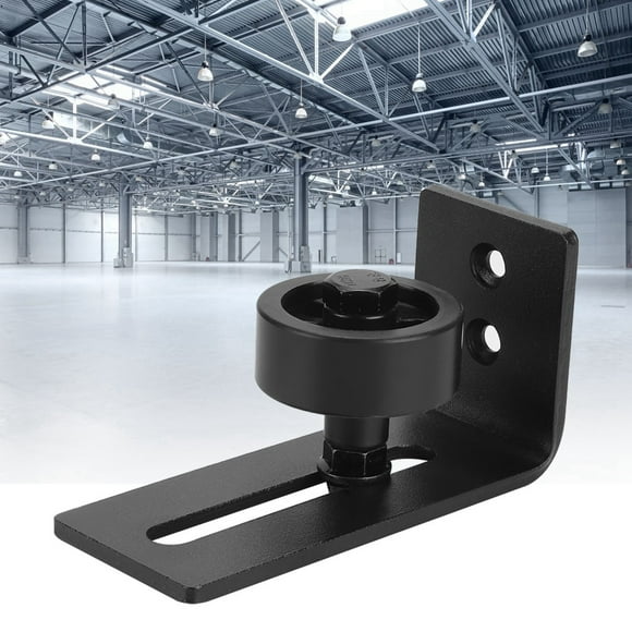 Guide Rail Wall Guide Rail Carbon Steel Black Black Carbon Steel Barn Door Hardware Sliding Bottom Floor Wall Guide Rail