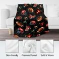 thumbnail image 5 of Football Throw Blanket - 60x80 Inches Large Plush Blanket for Boys Men - Cozy Black Fleece Blankets Party Decor for Sofa Couch Bed - Sports Football Theme Gifts for Football Players, 5 of 6