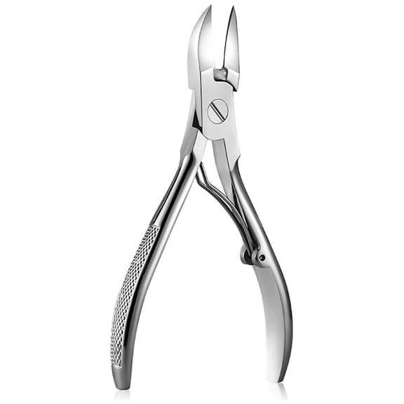 Podiatrist Toenail Clippers, Super Sharp and Wear-Resistant Curved Blade Toe Nail Cutters for Thick and Ingrown Nails, High Temperature Forging Stainless Steel Pedicure Clippers for Men Women Seniors