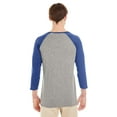 thumbnail image 3 of Jerzees Adult 4.5 oz. TRI-BLEND Baseball Raglan - 601RR, 3 of 4