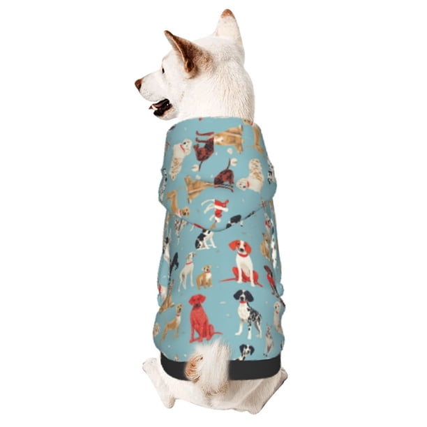 Balery Animal Dog Sudadera con Capucha para Perros Pequeños – Ropa para Mascotas, Disfraz para Perros y Gatos, Ideal para Fiestas y Cosplay-X-Small