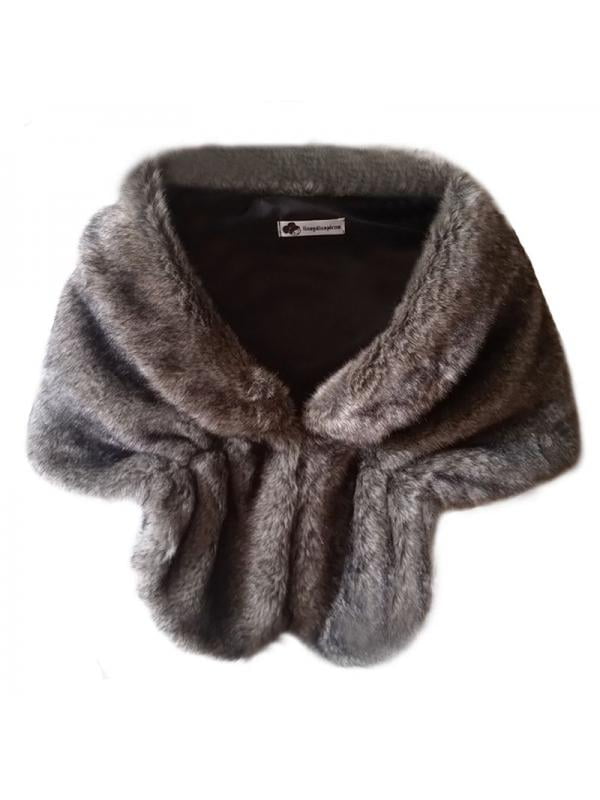 faux fur shawl walmart