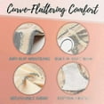 thumbnail image 2 of Pantalon de Compression Croisé en Abs pour Femmes Amincissant Contrôle du Ventre, 2 of 4