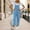 Sky Blue, variant on Daolelai Women's Long Casual Loose Bib Pants Overalls Loose Jumpsuit with Pockets