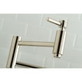 thumbnail image 3 of Kingston Brass KS8106DL Concord Wall Mount Pot Filler Kitchen Faucet, Polished Nickel, 3 of 5