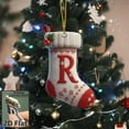thumbnail image 4 of Lilgiuy 26 Letter Stocking Ornaments for Christmas Tree, Personalized Hanging Pendant Xmas Alphabet for Christmas Initial Ornament, DIY Craft Ornaments, Gifts for Family Friends (R), 4 of 4