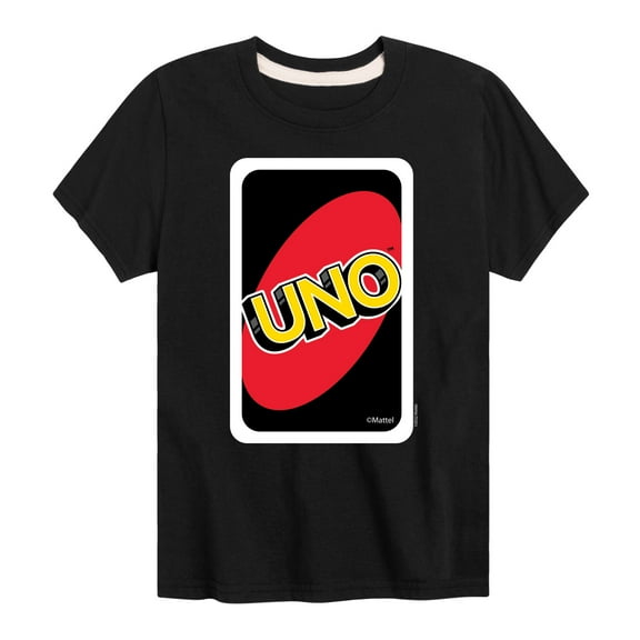 UNO Card Back - Toddler And Youth Short Sleeve Graphic T-Shirt