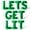 Green, variant on Letter Balloons - LETS GET LIT 16" Inch Alphabet Letters Foil Mylar Balloon Bachelorette or Bridal Shower Party Banner (Gold)