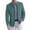 Cyan_003, variant on Domuza Mens Suede Blazer Jacket Faux Leather Retro Casual Single Breasted Suit Jackets Fall Winter Fashion Stand Collar Sport Coat with Pockets