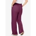 thumbnail image 2 of Woman Within Plus Size Tall 7-Day Wide-Leg Elastic-Waist Stretchy Knit Pant, 2 of 6