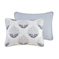 thumbnail image 3 of Madison Park 90" 3-Piece Reversible Cotton Printed Coverlet Set in Blue, 3 of 10