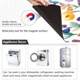thumbnail image 4 of Yayeee Magnetic Dishwasher Cover for The Front Decoration Home Kitchen Machine Sticker Protector, Purple Wildflower Pattern, 4 of 6