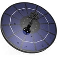thumbnail image 1 of Fuente solar flotante para exteriores de 3,5 W, bomba solar para estanque con batería y 6 boquillas, ideal para baño de pájaros, acuarios y fuentes de jardín., 1 of 5