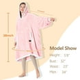 thumbnail image 5 of Catalonia Oversized Hoodie Blanket Sweatshirt,  Wearable Sherpa Fleece Giant Pullover for Adults Men Women Teenagers Wife Girlfriend Gift, 5 of 7
