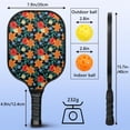 thumbnail image 4 of Pickleball Paddles Set,Pioneer Flower Floral Print Pattern Fiberglass Surface Pickleball Racket Set with 2 Indoor Outdoor Pickleball Balls and Pickleball Bag,Pickle-ball Equipment, 4 of 6