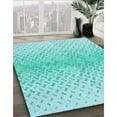 thumbnail image 2 of Ahgly Company Indoor Rectangle Patterned Blue Diamond Blue Area Rugs, 5' x 7', 2 of 6