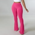 thumbnail image 7 of Levmjia Womens Flare Pants Stretch Soft Cotton Casual High Waist Comfortable Bootcut Yoga Trousers for Daily Wear Work Office, 7 of 7