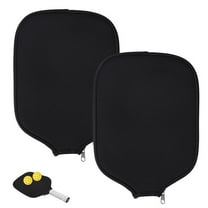 WXLCISI Pickleball Paddle Cover - Neoprene Protective Sleeve with Carry Handle Fits Standard Table Tennis Equipment for Travel