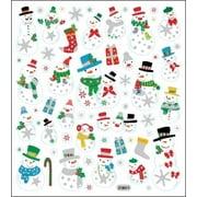 Sticker King Stickers-Glitter Snowmen