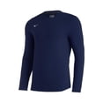thumbnail image 1 of Crew Mizuno Comp Diamond Navy de manga larga para hombre, 1 of 2