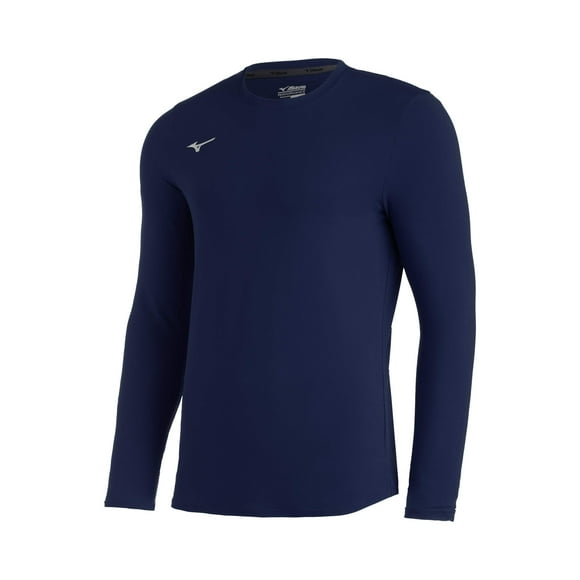 Crew Mizuno Comp Diamond Navy de manga larga para hombre