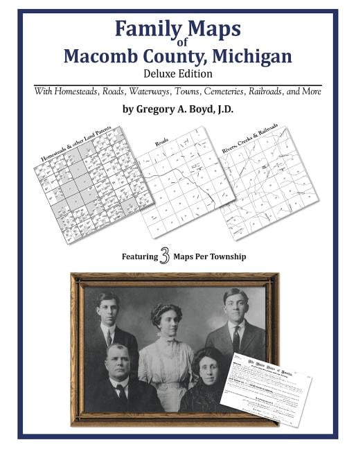 Macomb County Plat Map Family Maps Of Macomb County, Michigan - Walmart.com