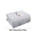 thumbnail image 3 of Qocolhg Summer Cooler Quilt, Washable & Lightweight Summer Comforter Cooling Blanket for All Season Use, Machine Washable, Bedding Soft Coverlet Conditioned Quilts for Kids, 39x59 inch, Yellow, 3 of 7