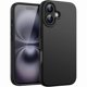 thumbnail image 1 of wonima11 JETech Liquid Silicone Case for iPhone 16 6.1-Inch, Silky Soft Touch Full-Body Protective Phone Case, Anti-Scratch Shockproof Cover with Microfiber Lining (Black), 1 of 1