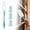 Light blue, variant on Plastic Grip Electrostatic Cleaning Duster Lightweight Handheld Dust Remover for Household Furniture Greenery Decor Frames,1 handle+3 cleaning pads*2