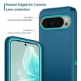thumbnail image 4 of Compatible with Google Pixel 9 Pro XL Case,3-Layer Military Grade Drop Protection Anti-Slip Bumper Rugged Shockproof Dustproof Protection Phone Case,Green, 4 of 5