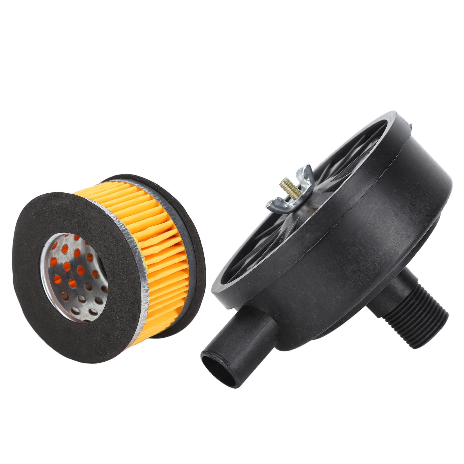 Fyydes Air Compressor Silencer Filter Black Noise Muffler for Blowers