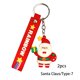 thumbnail image 3 of Sonducket 2 piezas llavero titular lindo Santa Claus puerta portátil coche llavero anillo bolso llavero colgante para niñas Accesorios de disfraces Tipo 7 Sonducket AP014193-07, 3 of 6