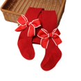 thumbnail image 4 of Bas pour Bébés Filles Noël Grands Rouges Enfants Filles Collants Taille Haute Collants Anti-Brillance C S, 4 of 5