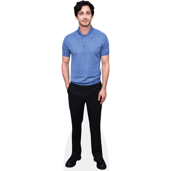 Logan Lerman (Blue Top) Mini Cardboard Cutout Standee