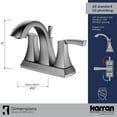 thumbnail image 3 of Karran Usa Kbf526 Randburg 1.2 GPM Centerset Bathroom Faucet - Black, 3 of 7