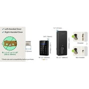 Philips Keyless Entry Door Lock Touchscreen Digital Keypad Smart Electronic Deadbolt,PIN Code,Easy Installation- Matte Black