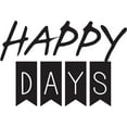 thumbnail image 2 of Braun Studio 24x18 White Modern Wood Framed Museum Art Print Titled - Happy Days, 2 of 4