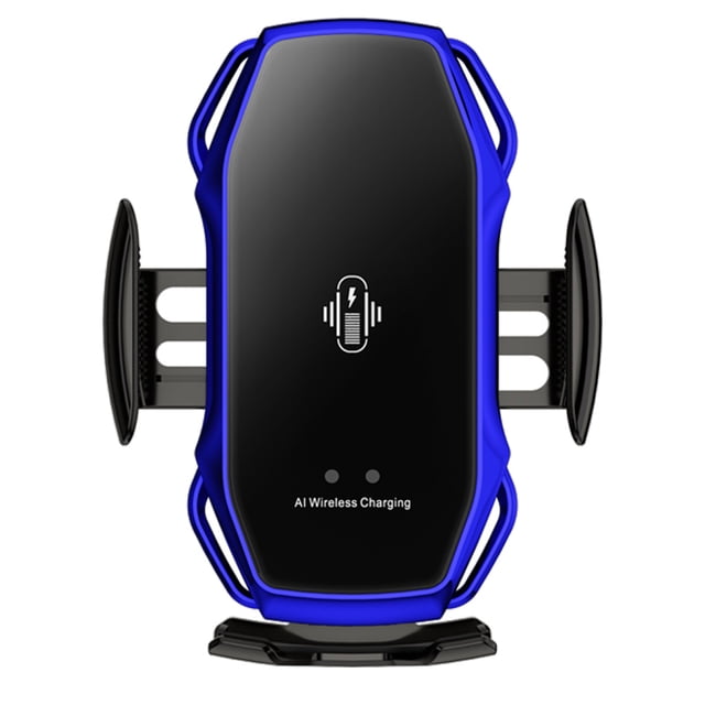 Cargador inalámbrico para coche, soporte para teléfono, carga rápida, sensor inteligente, sujeción automática, soporte para coche