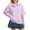 Light pink #42, variant on Dresfit Womens Golf Shirts Short Sleeve Button Down Polo Shirts Summer 2026 Striped Back To School Graphic Tees Oversized Collared Loose Golf Tops M