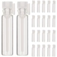 thumbnail image 1 of Shisuyan 100pcs Sample Vials with Plastic Rod Caps Mini Glass Refillable Sample Bottles, 1 of 8
