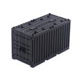 thumbnail image 4 of Contenedor Bloques Ladrillos Caja Juguetes Puerto Muelle Juguetes educativos Juguete Carga Envío Contenedor Arma de juguete Caja Contenedor para Negro CUTICAT contenedor de juguete, 4 of 8