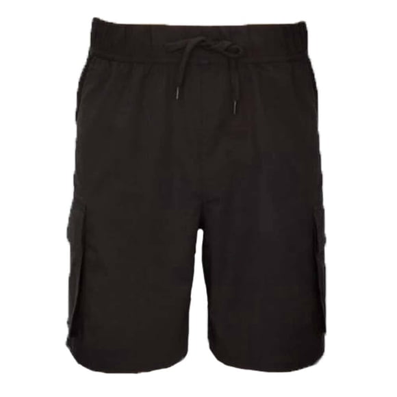 Bermuda George Para Hombre Tipo Cargo Tacto Aterciopelado Talla CH Negro
