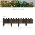 Wood Garden Edging Garden AIF4 Fence Border No Dig Edging Lawn Border