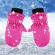 thumbnail image 3 of Niños Bebé Niños Niñas Invierno cálido a prueba de agua al aire libre Guantes de Esquí Niños dedo completo Mitones Guantes, 3 of 3
