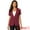 Dark Red, variant on Women's Short Sleeve Blazer Button Office Suit Jacket XS Dark Red